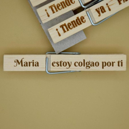 10 Pinzas colgado por ti