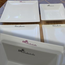 Platos de mesa grabados para regalo o el hogar