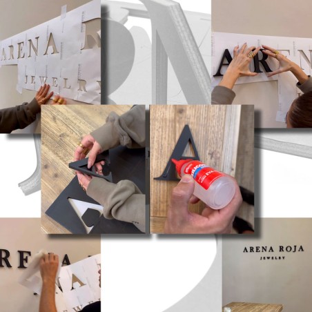 Letras Cartón pluma 10 mm