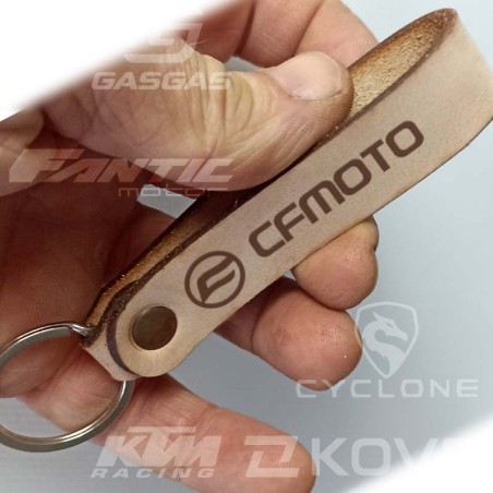 Llavero Cuero Moto (diseñalo con botón PERSONALIZAR)