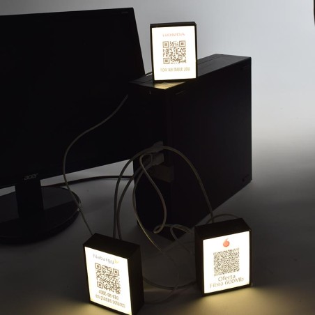 QR LED sobremesa 5V