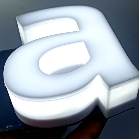 Letra corporea Led luminosa