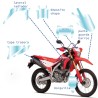 Honda CRF 300 L kit adhesivos protectores