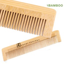 Peine Bamboo grabado láser