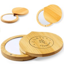 Espejo Bamboo grabado láser