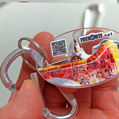 LLAVERO OVAL MOSQUETON  personalizado (3 U. min.)