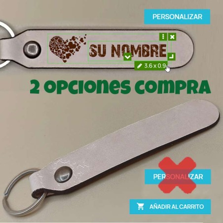 Llavero Amor Cuero