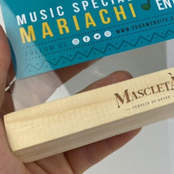 Portamenús de Sobremesa Madera y Metacrilato | Personalizable