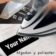 Etiqueta ropa termoadhesiva