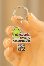 Llavero Oval Basic Personalizado | Marcatela