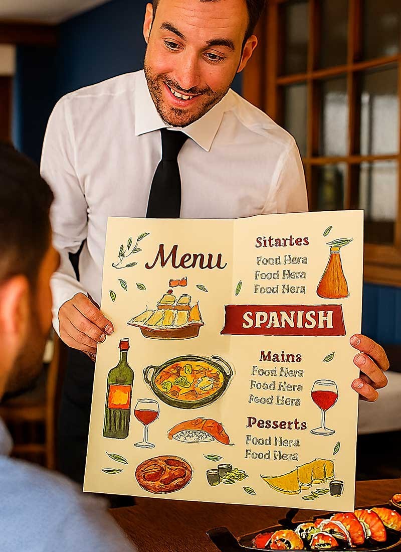 Carta Menu Restaurante A3 42x21