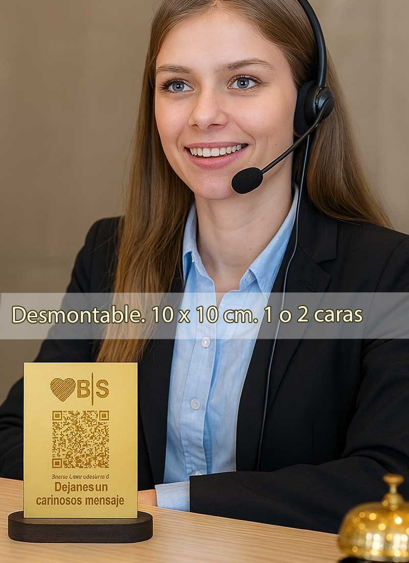 QR código sobremesa fusto