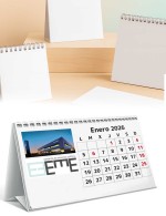 Calendario mesa espiral 21 x 9,5 cm